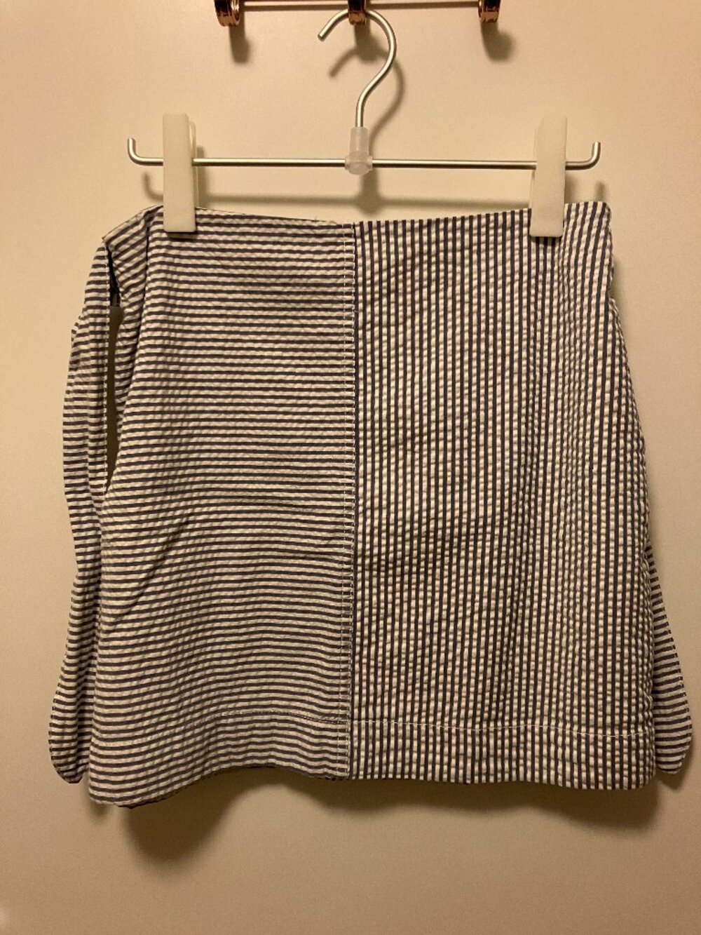 Vineyard Vines Striped Seersucker Mini Skirt Size 8